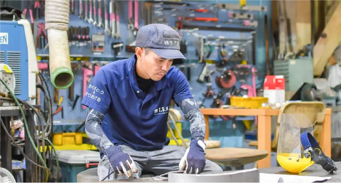 作業場での様子